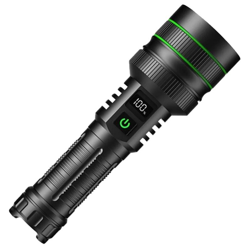 UltraBeam – Kraftig 10,000 Lumen lommelygte med Power Bank-funktion og lang rækkevidde