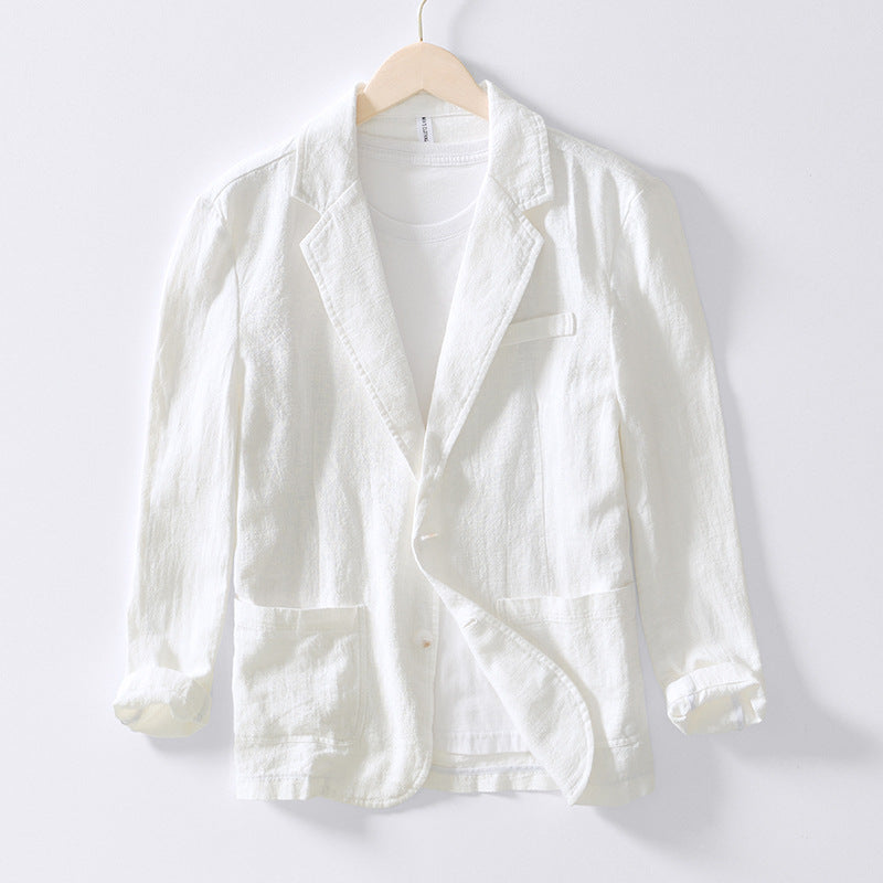 Herre Ward Blazer – Elegant & Letvægts Linned Blazer med Moderne og Raffineret Stil