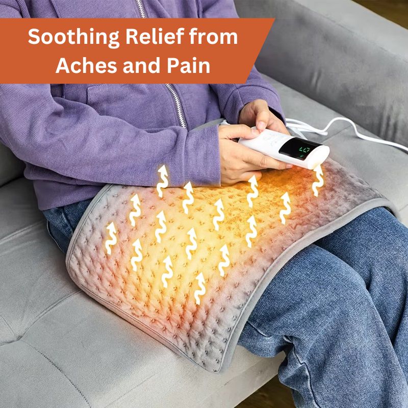Electric Heating Pad with Timer – Adjustable Temperature