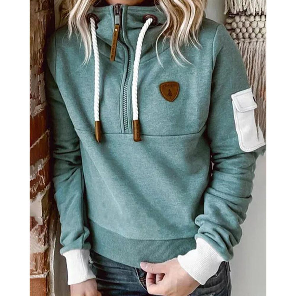 Aarohi Premium Hoodie Sweatshirt til kvinder – Tykt og blødt strik med afslappet pasform og justerbar hætte