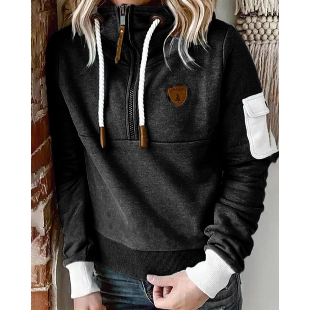 Aarohi Premium Hoodie Sweatshirt til kvinder – Tykt og blødt strik med afslappet pasform og justerbar hætte