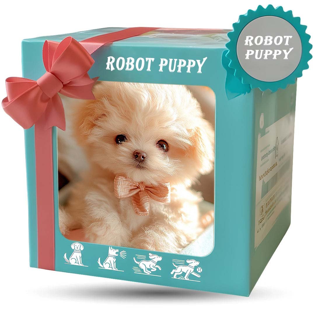 Cuddle Pub Smart Robot Hvalp Hund | Perfekt gave til børn og seniorer