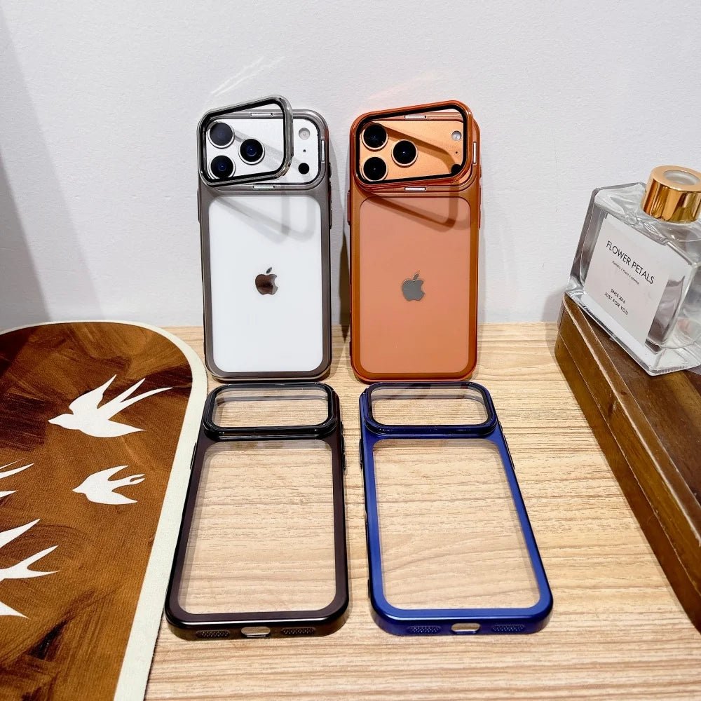 iPhone 17 / 17 Pro / 17 Air / 17 Etui med Foldbart Kamerastativ