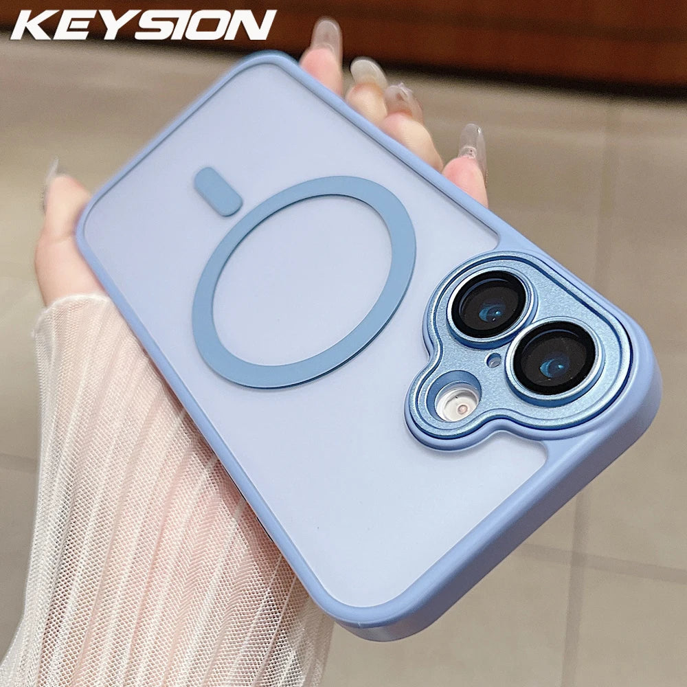 iPhone 17 Magnetisk Etui Gennemsigtig Design