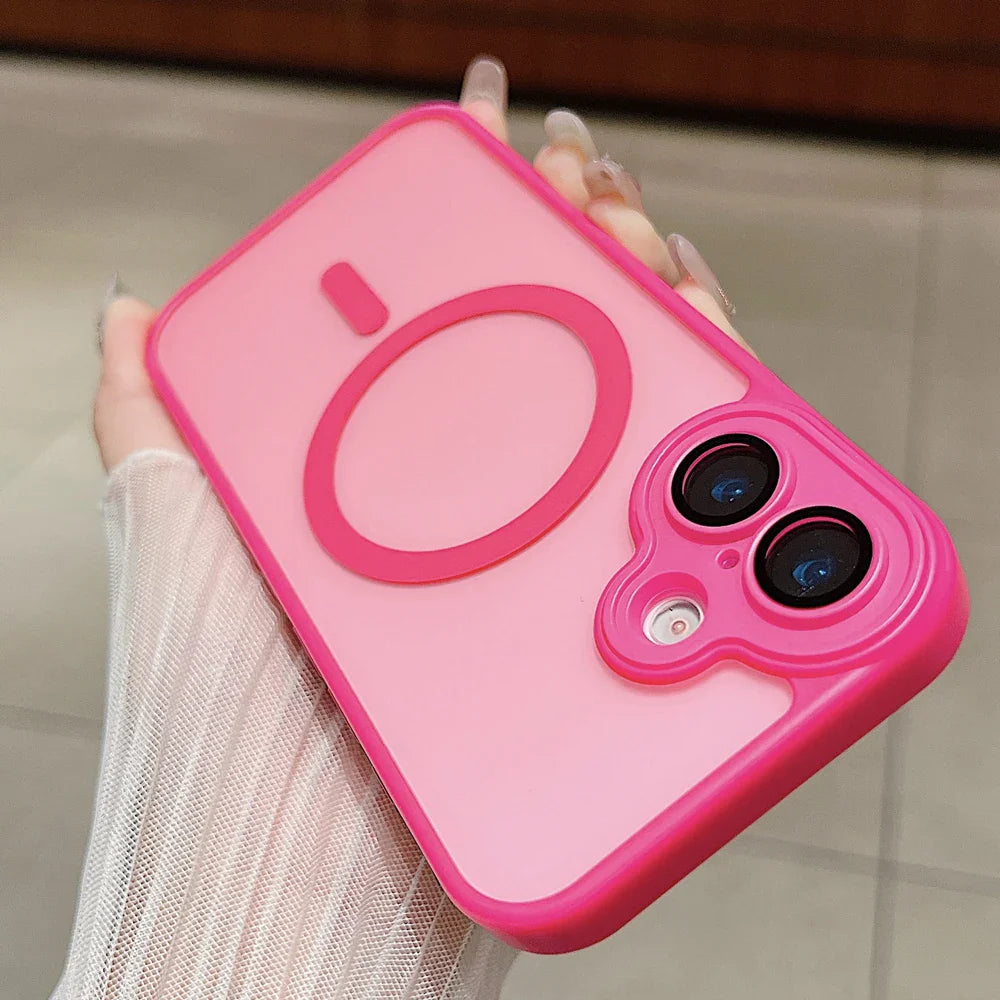 iPhone 17 Magnetisk Etui Gennemsigtig Design