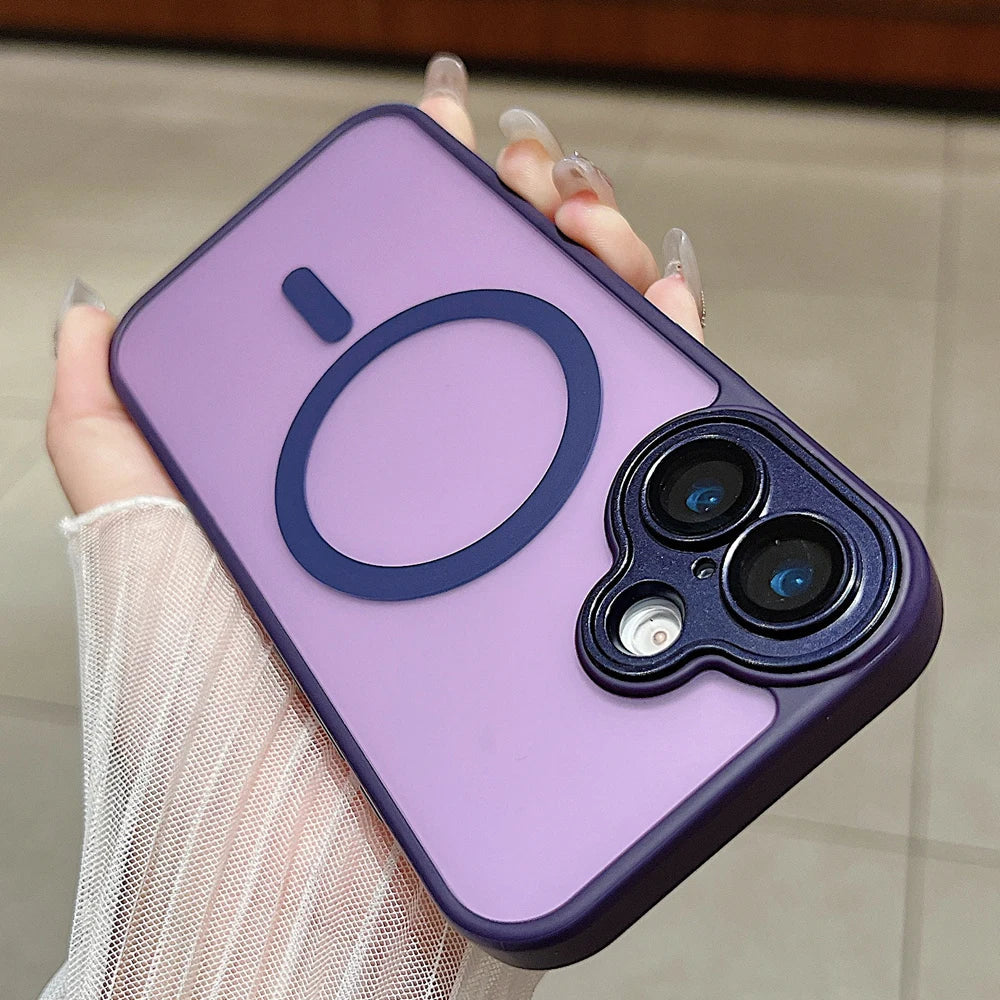 iPhone 17 Magnetisk Etui Gennemsigtig Design