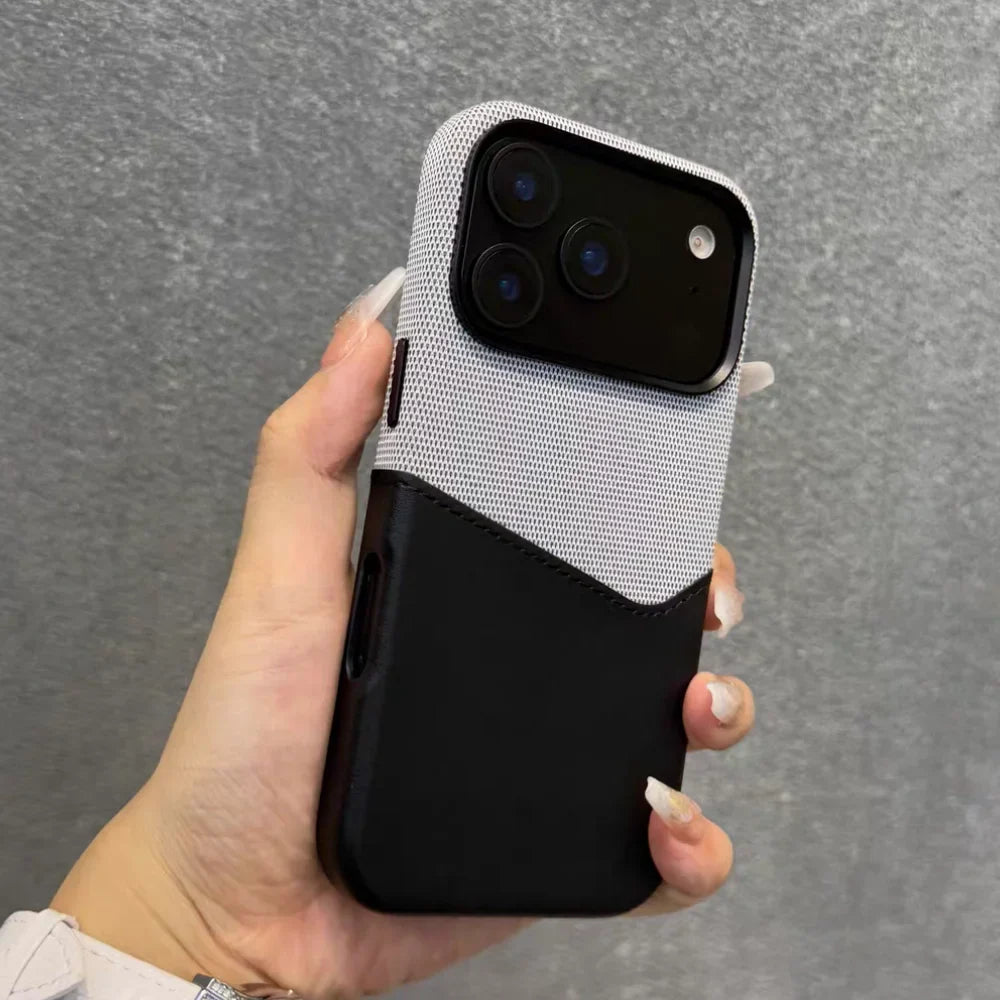 iPhone 12, 13, 14, 15, 16 17 Pro Max, iPhone air, Pro Etui Magnetisk Design med Kortindsættelse