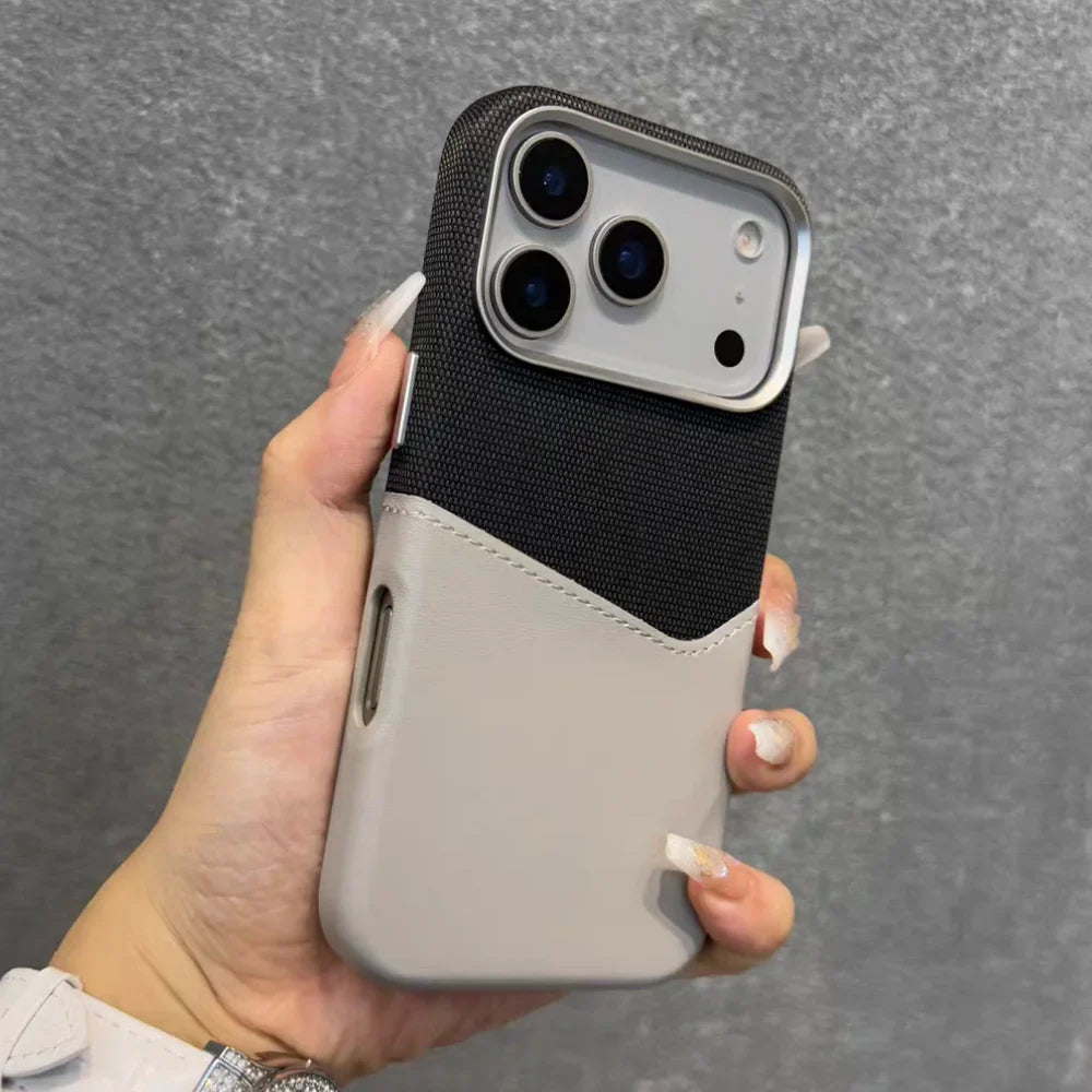 iPhone 12, 13, 14, 15, 16 17 Pro Max, iPhone air, Pro Etui Magnetisk Design med Kortindsættelse