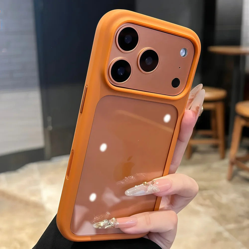 iPhone 14, 15, 16, 17 Pro Max, Pro. iPhone air Telefoncover Krystalklar Design Stødsikkert