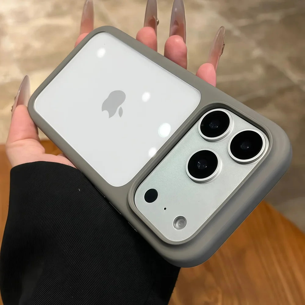 iPhone 14, 15, 16, 17 Pro Max, Pro. iPhone air Telefoncover Krystalklar Design Stødsikkert