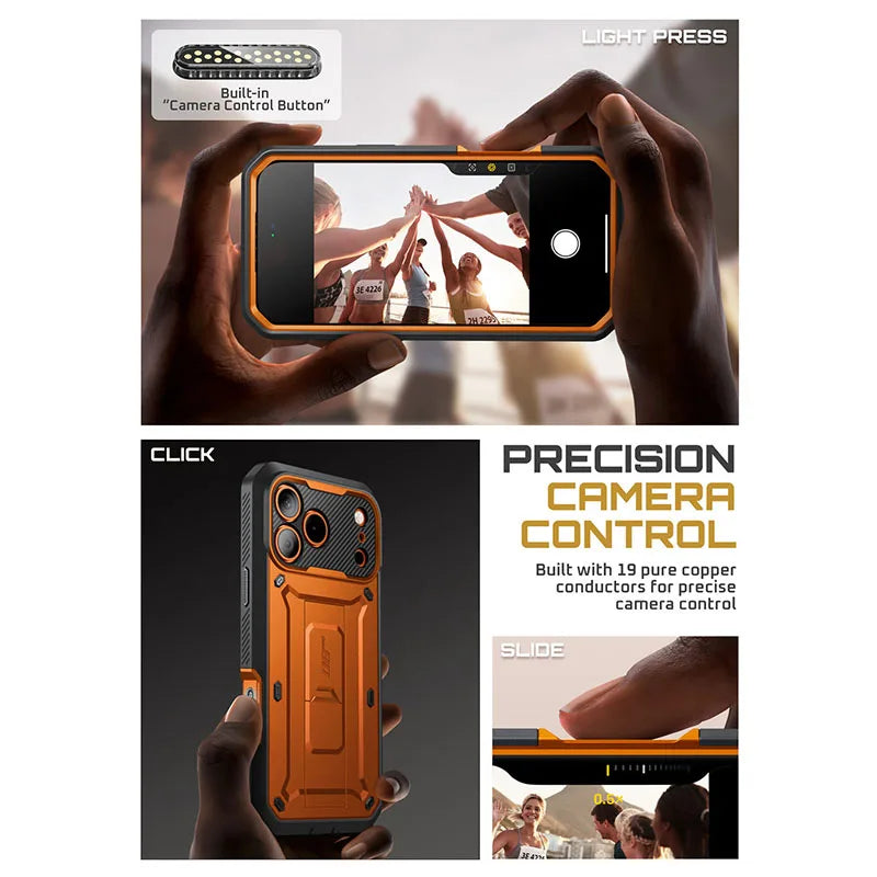 iPhone 17 Pro Max Telefoncover Robust med Indbygget Skærmbeskytter