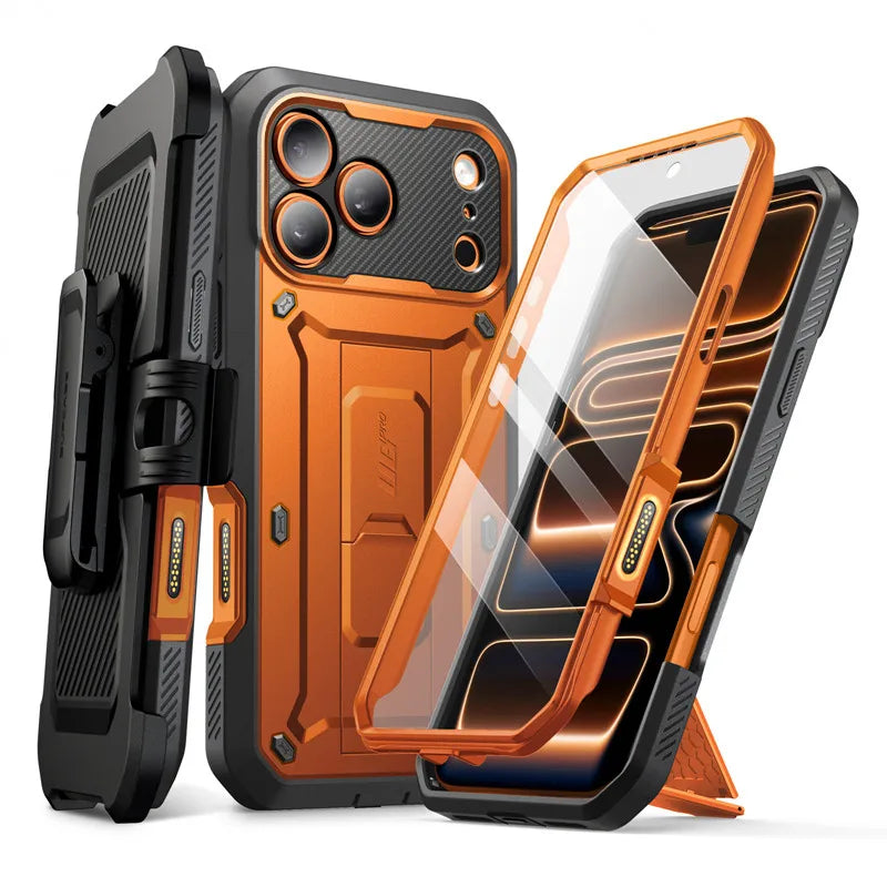 iPhone 17 Pro Max Telefoncover Robust med Indbygget Skærmbeskytter