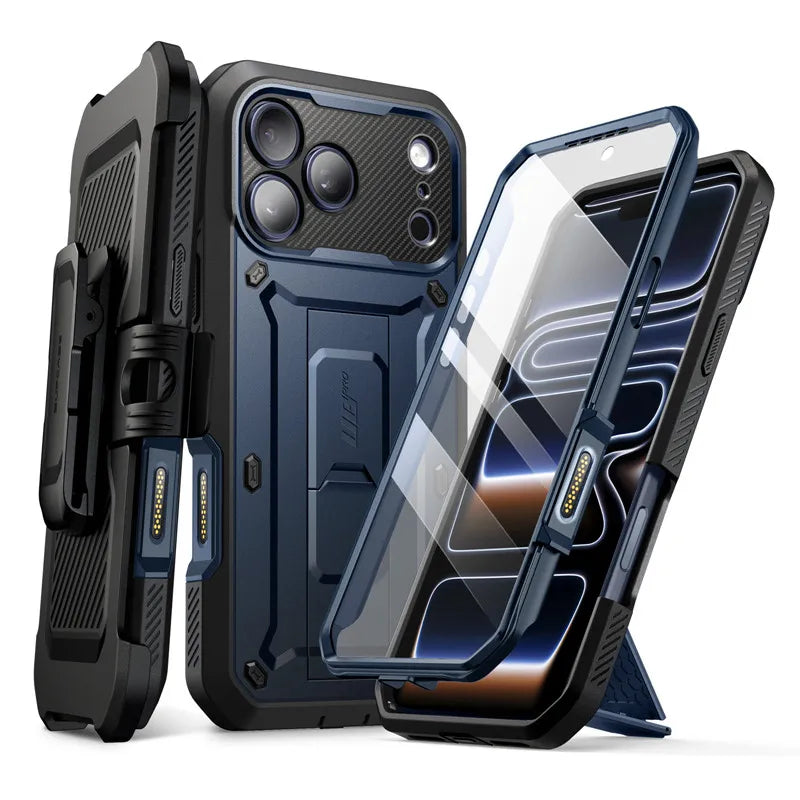 iPhone 17 Pro Max Telefoncover Robust med Indbygget Skærmbeskytter