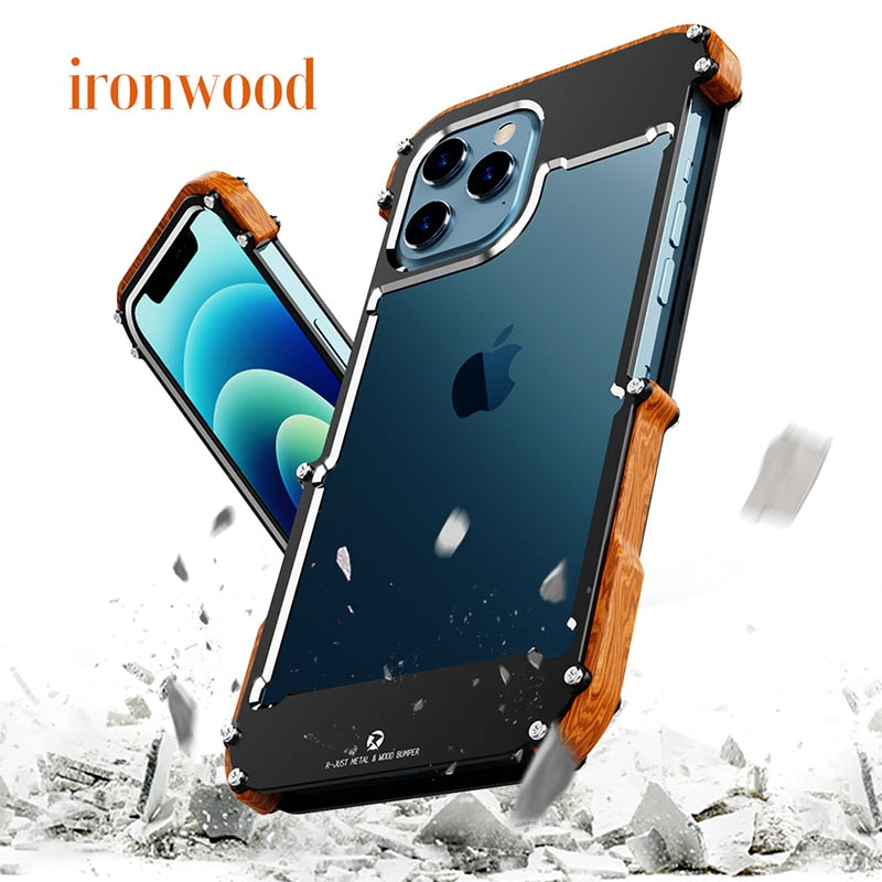 iPhone Etui Trædesign Stødabsorberende