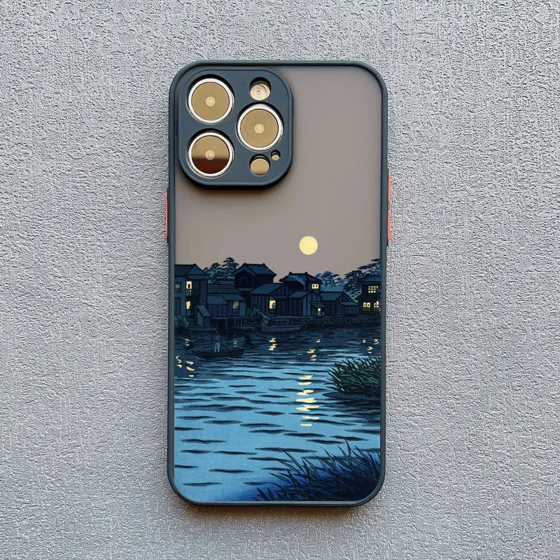 iPhone 14, 15, 16, 17, Pro Max, Mini, XS, X, XR Telefoncover med Aesthetic Design