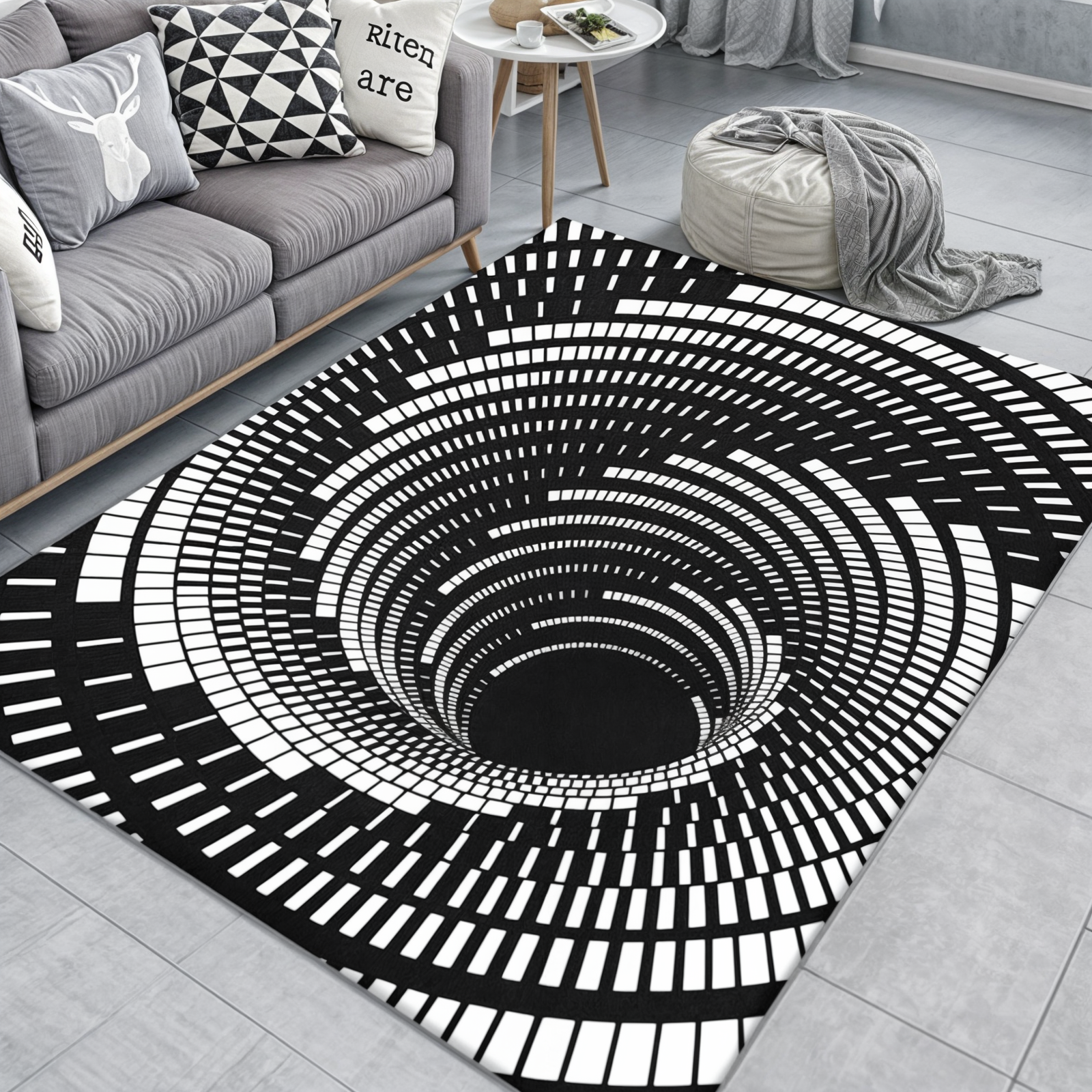 Geometrisk illusionsmåtte