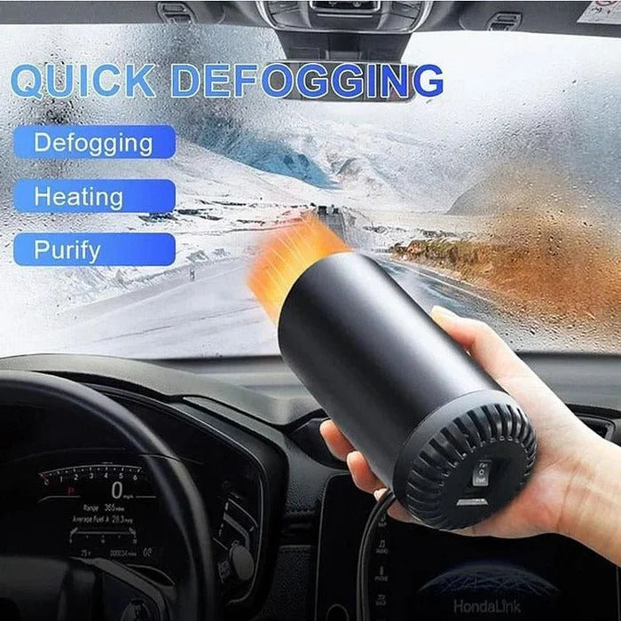 12V Car Heater & Cooler – Swivel Cup Holder with Heating