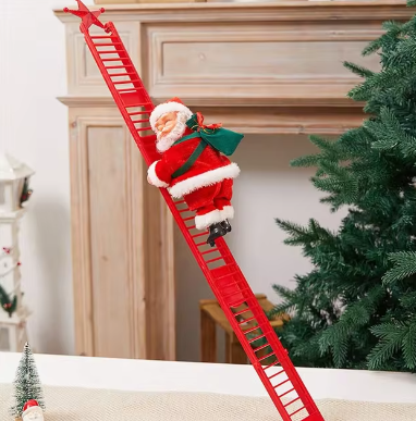 SantaClimb | Santas Musikalske Klatrefestdekoration Interaktivt Legetøj
