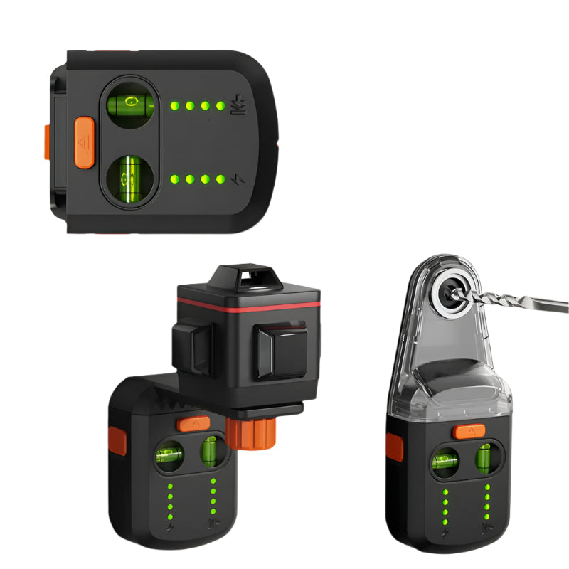 LuxLaser Elite Niveau Sæt | Præcis laser-nivellering for professionelle resultater ved ethvert projekt-zarada.dk
