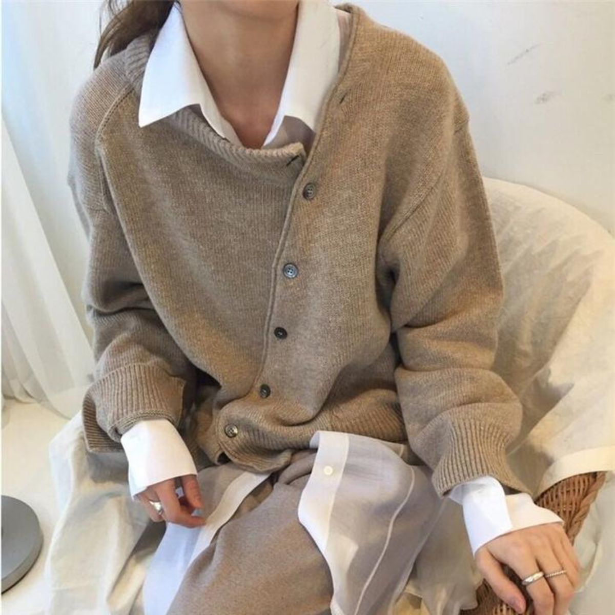 Lucille Cashmere Sweater til kvinder – Blød, varm og åndbar strik til efteråret