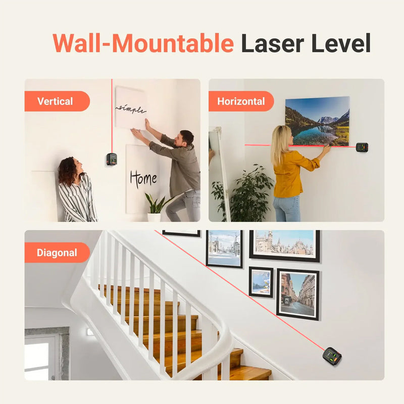 LuxLaser Elite Niveau Sæt | Præcis laser-nivellering for professionelle resultater ved ethvert projekt-zarada.dk