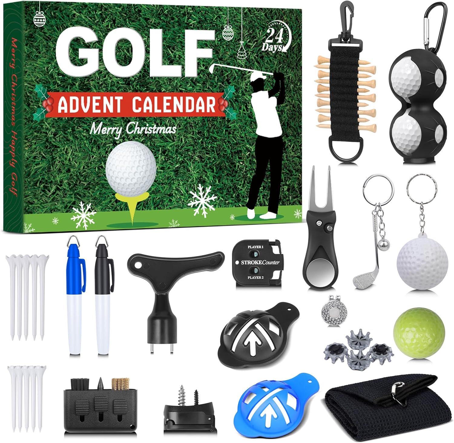 Golfify | Puttmas Golf Adventskalender Glædelig Helligdag Nedtælling