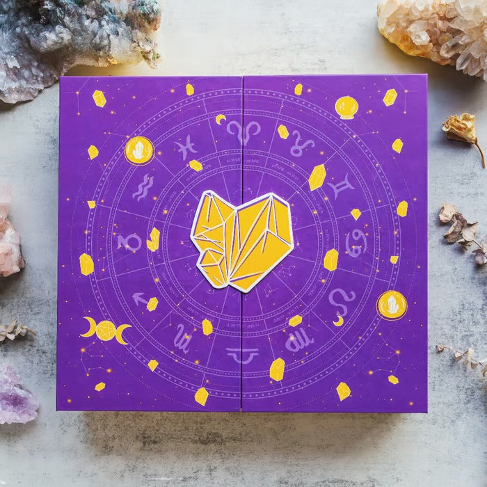Halloween Crystal Advent Calendar 31 Days - Natural Stone Collection