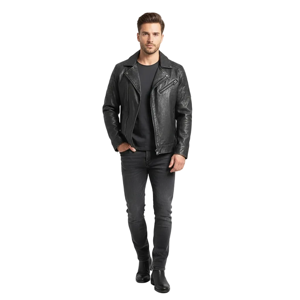 Milet Herre Casual Zippet Jakke – Trendy Moderne Jakke med Urban Stil