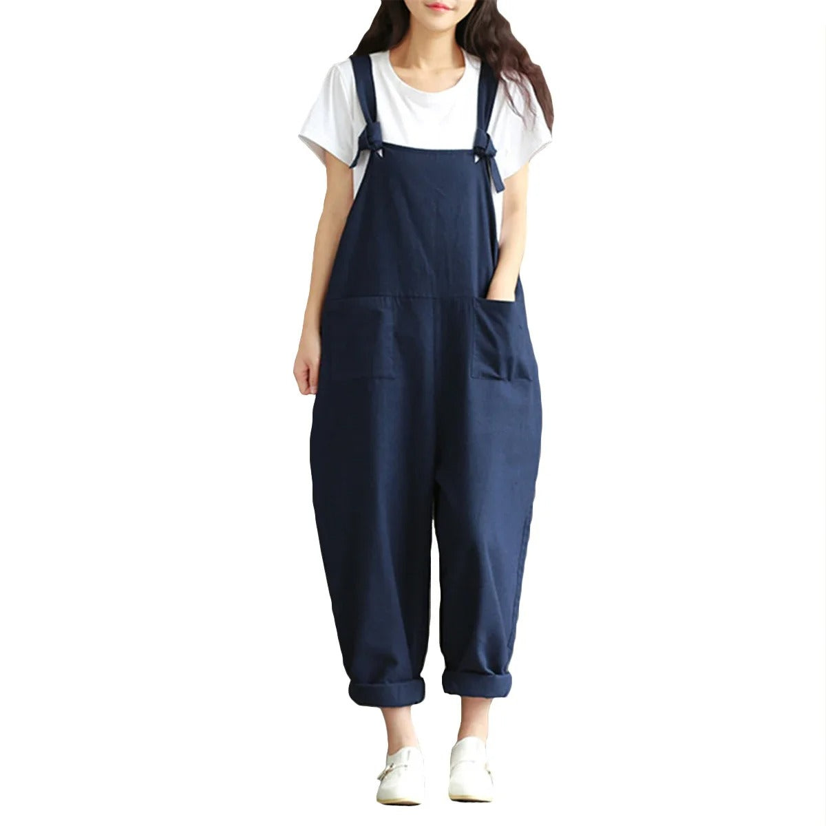 Løs Casual Harem Jumpsuit til Kvinder