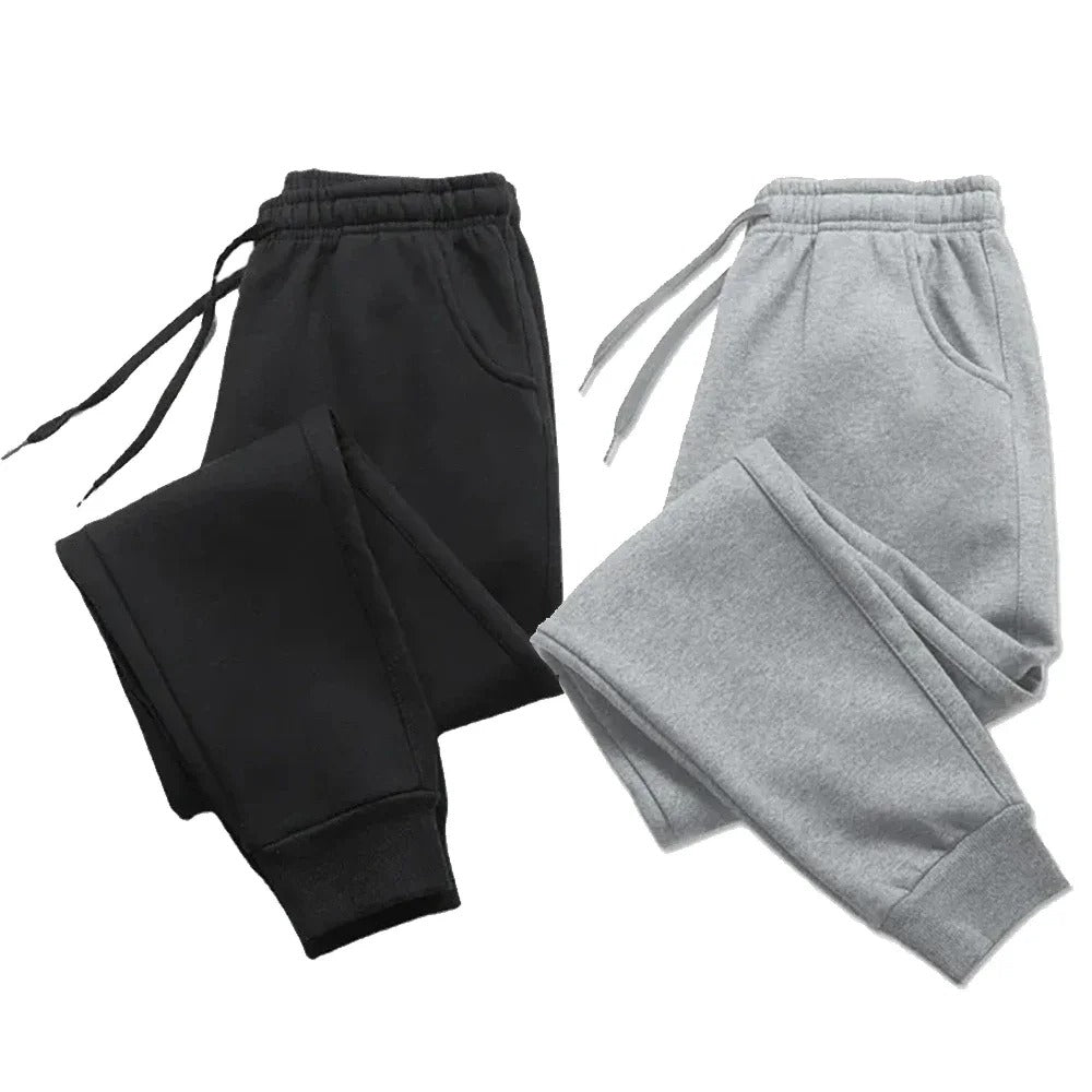 Afslappede sweatpants i fleece til mænd