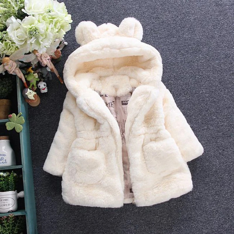 Fleece vinterjakke til børn