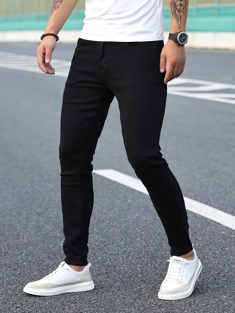 Casual Slim Fit-bukser til mænd