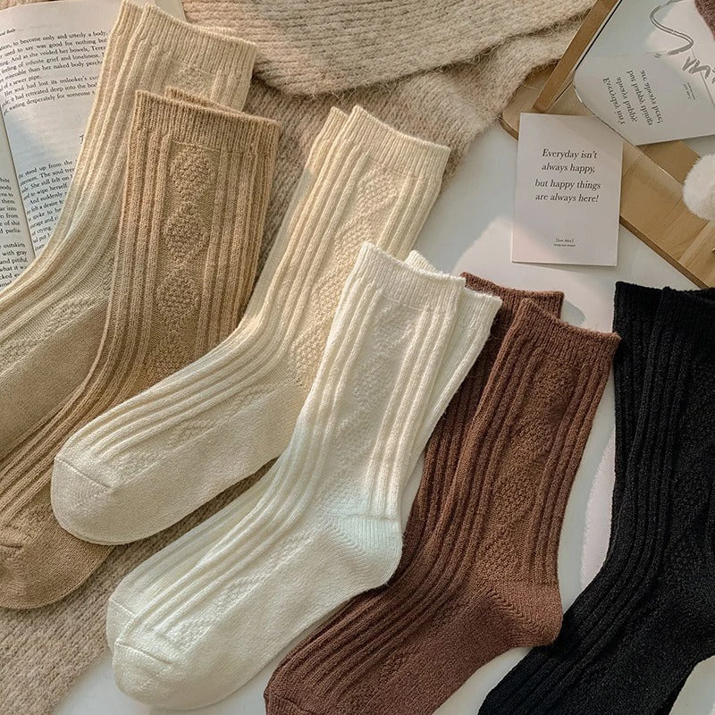 3 par/sæt Cashmere-uldsokker til kvinder