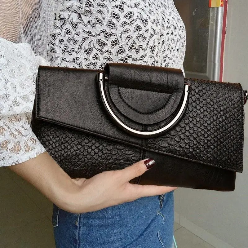 Crossbody-taske i blødt PU-læder til kvinder