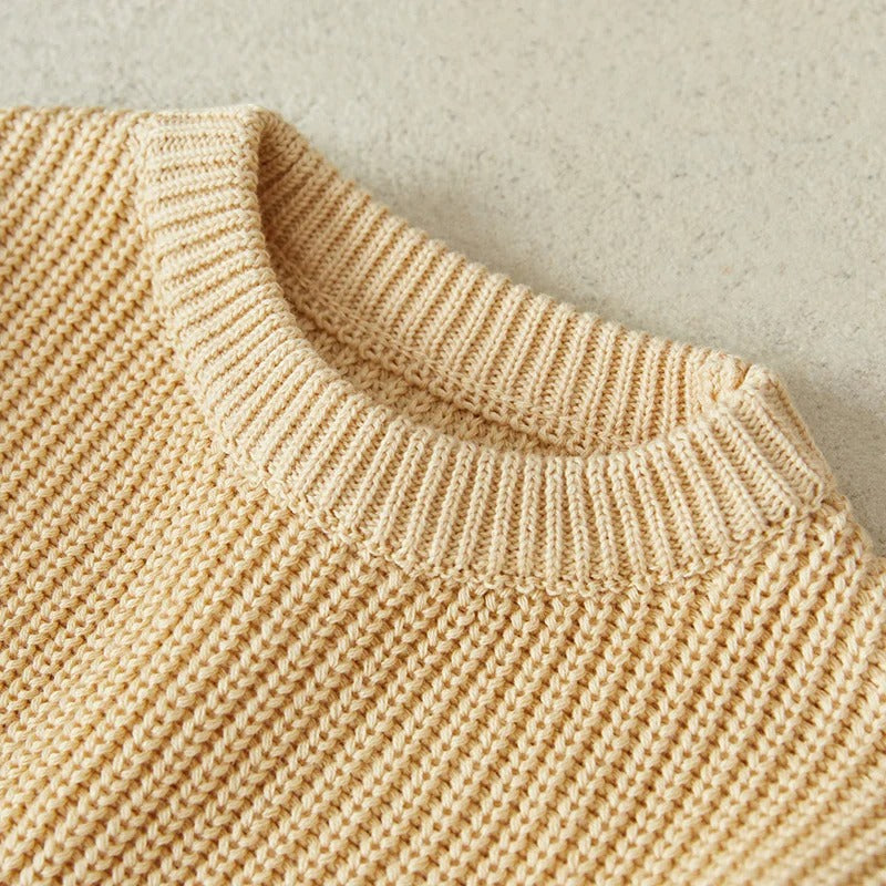 Casual strikket pullover til børn