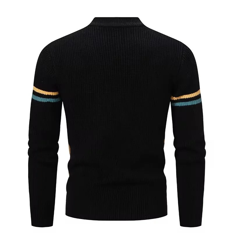 Varm strikket sweater til mænd