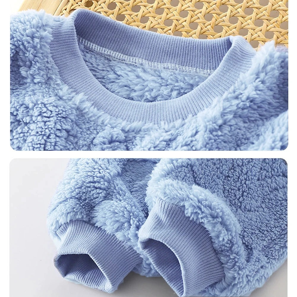 Vinterpyjamas i flannel til børn