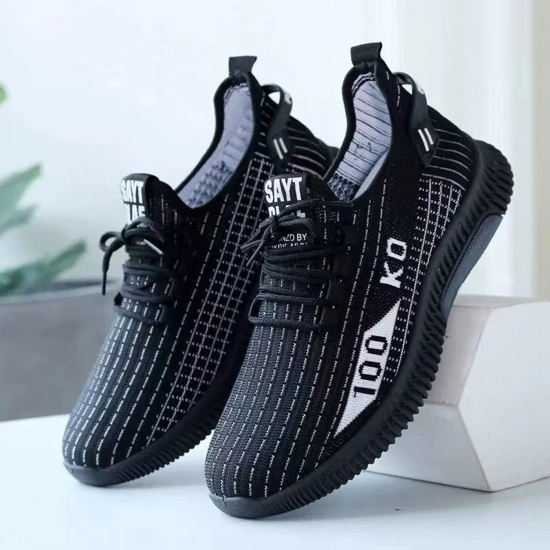 Åndbare skridsikre sneakers til mænd
