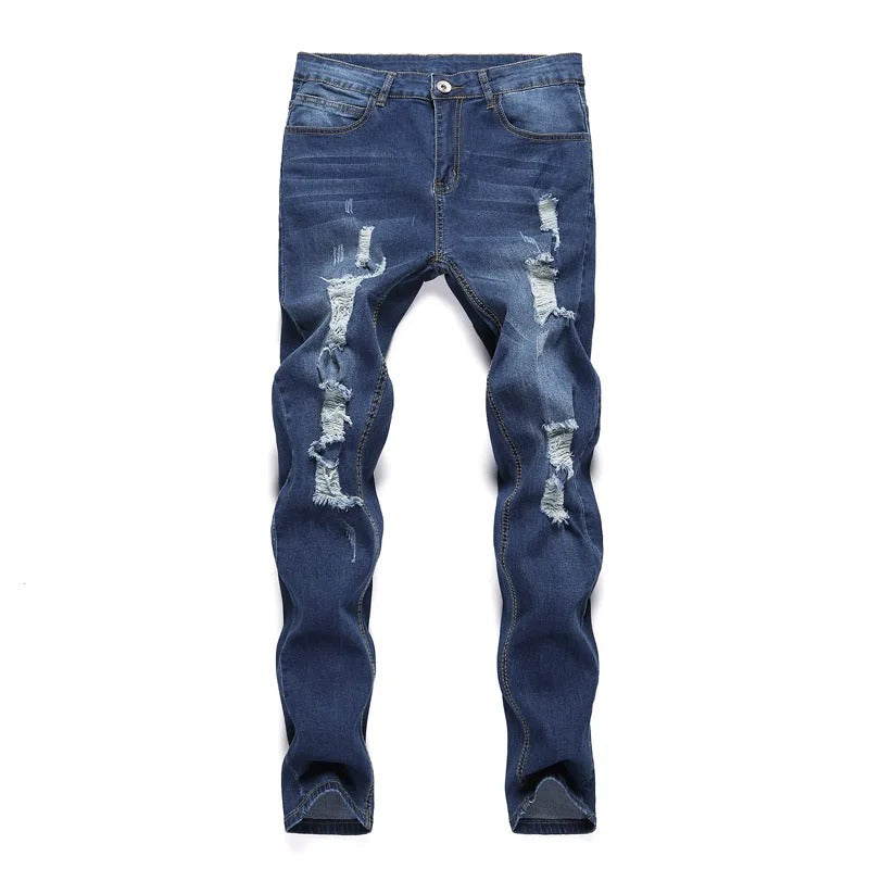 Ripped skinny jeans til mænd