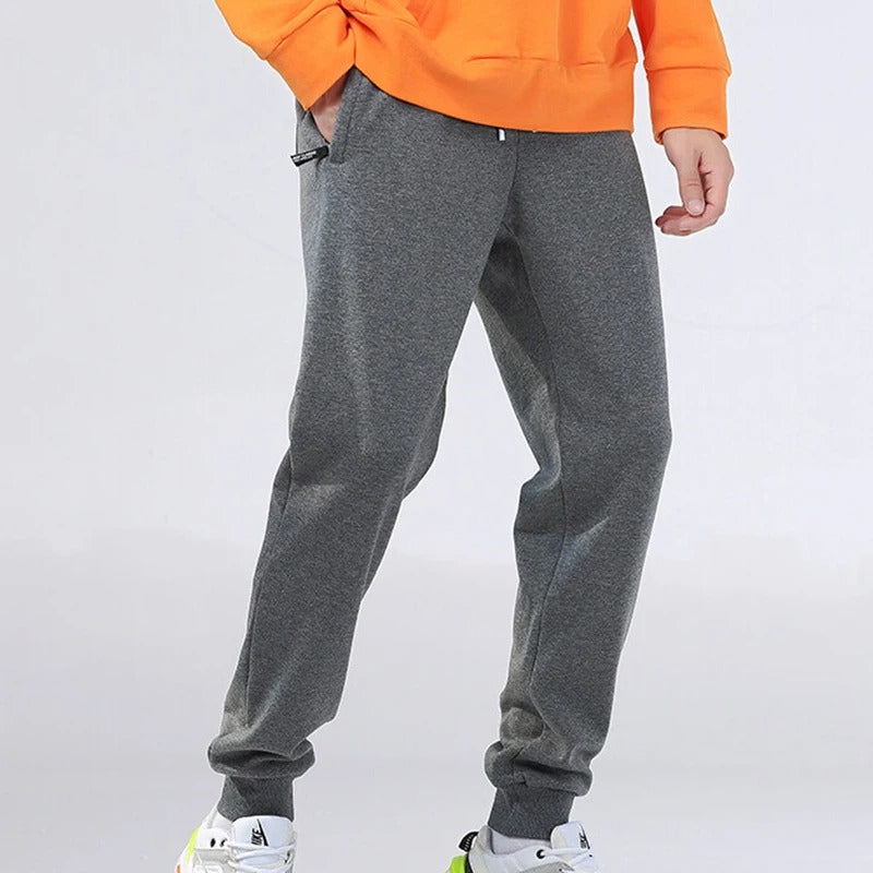 Sweatpants med lynlåslomme til mænd