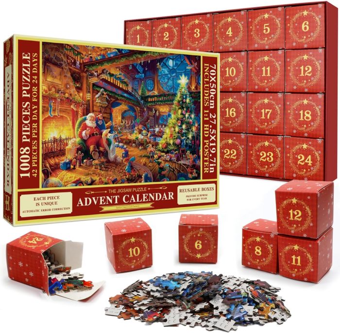 FamilieJoy Julekalender 2025 | Udfordrende overraskelser til alle med Stitch, Fodbold, Puslespil & Krystaller