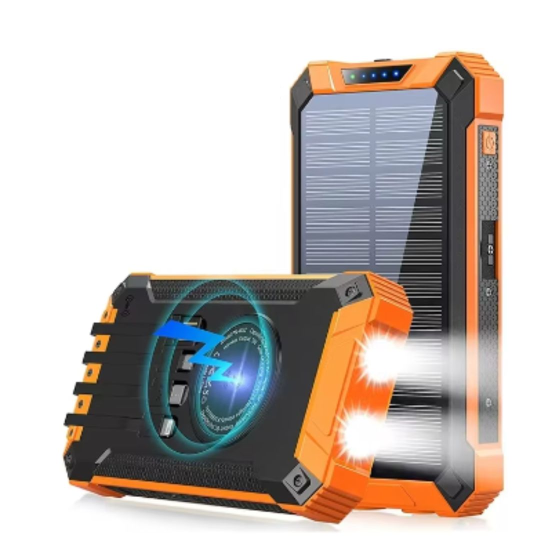 Solenergi PowerBank | Bærbar Vandtæt Soloplader-zarada.dk