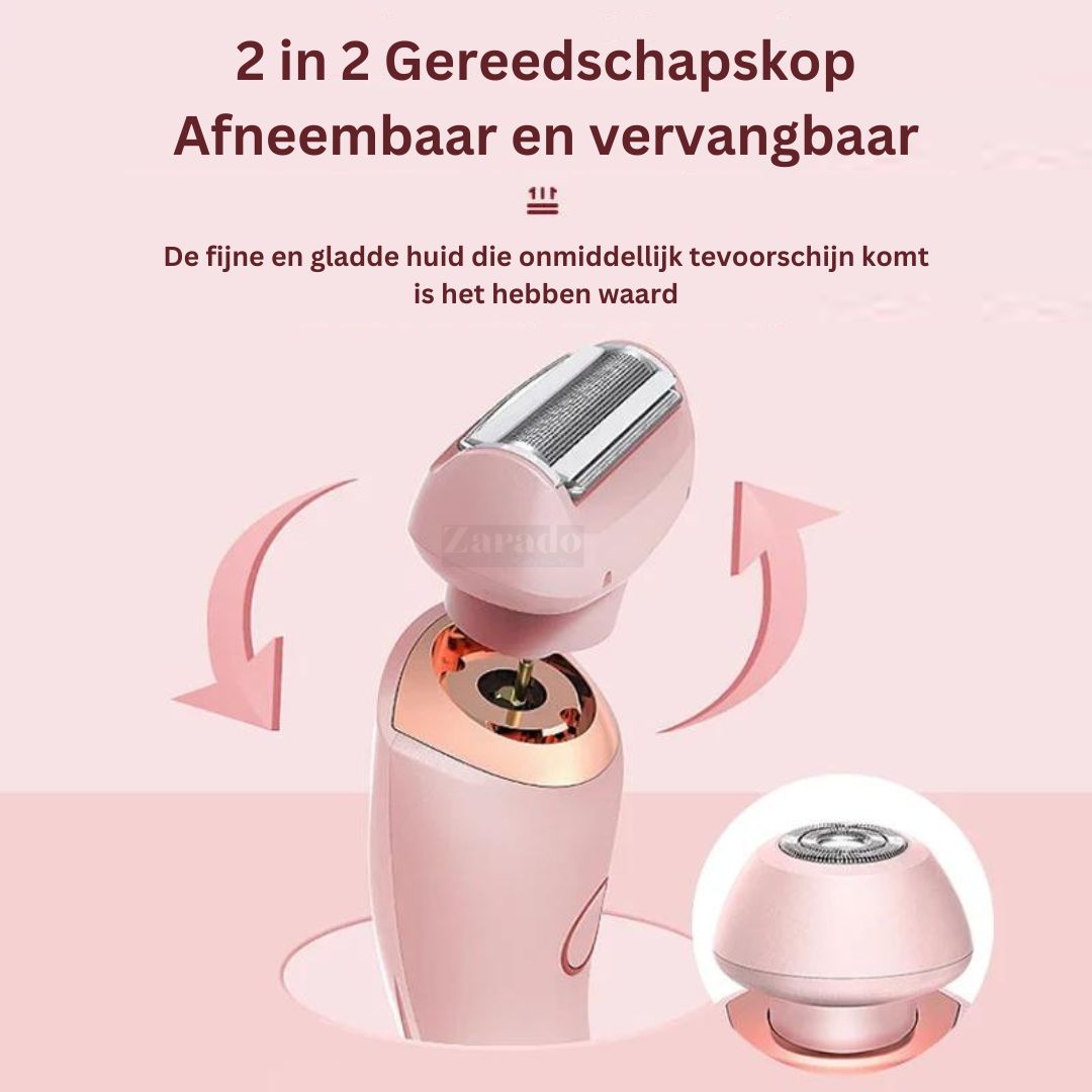 SmoothGlam | 2-i-1 barbermaskine til kvinder-zarada.dk