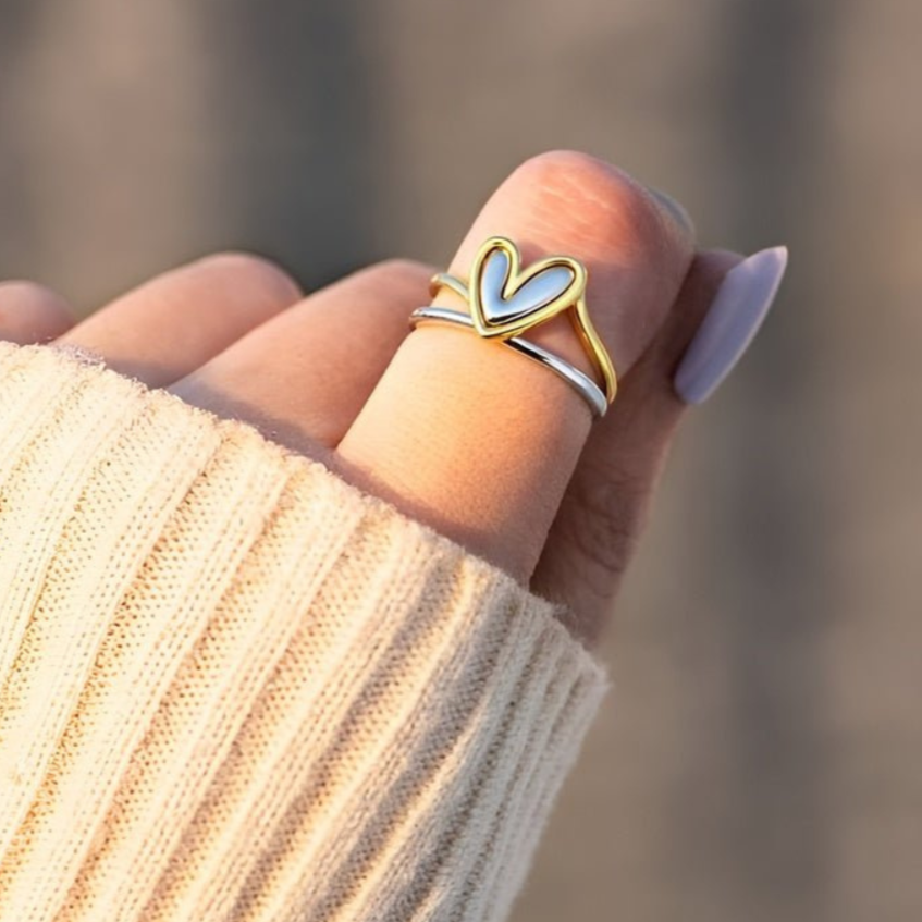 LoveHeart | Selvkærlighed ring til kvinder-zarada.dk