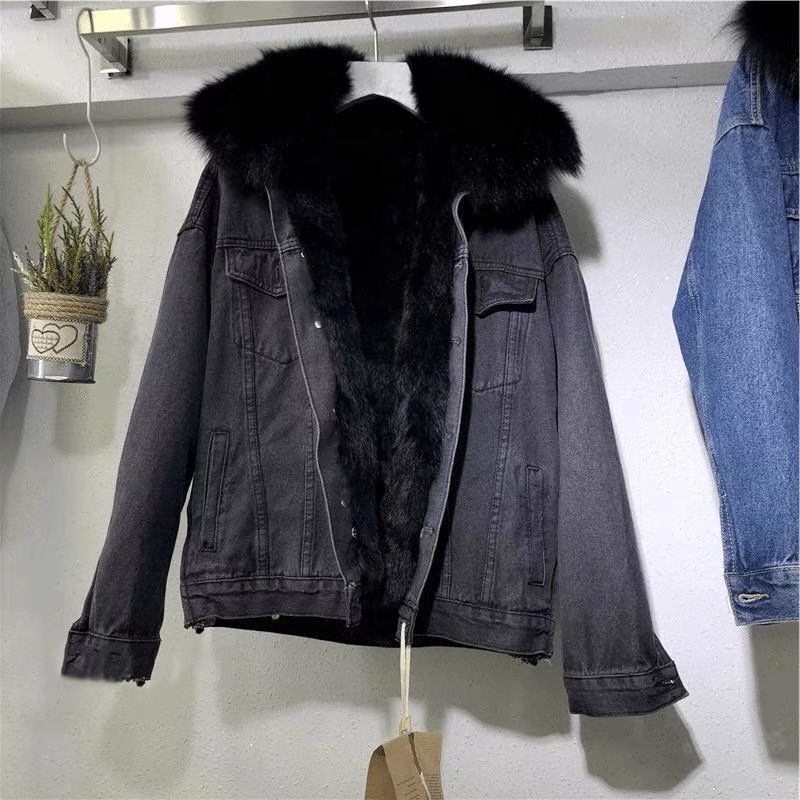 Hadley Kort Jakke Kvinde – Fôret Blouson med Slåkrave & Knaplukning