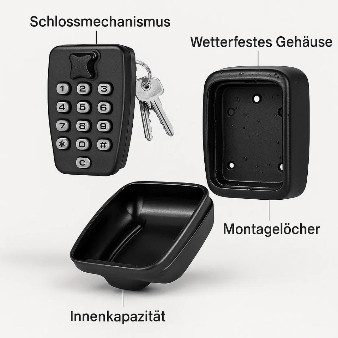 Nøgleskuffe Udenfor | Nøglesafe med kode | SafeHaus