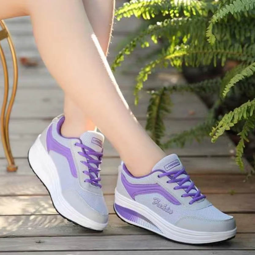 Vulkaniserede walking sneakers til kvinder