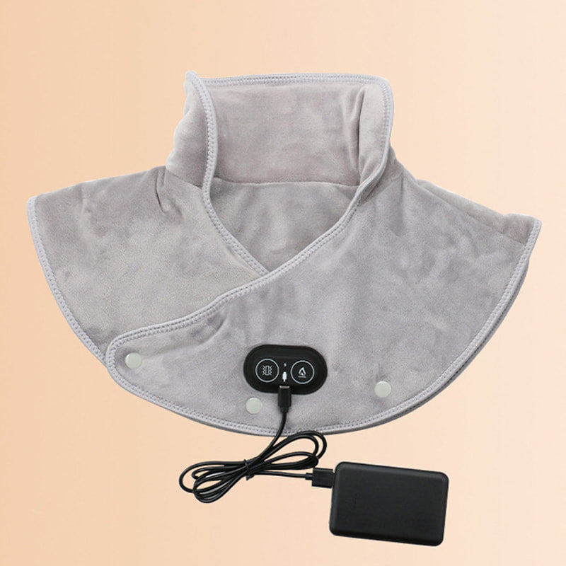 Elektrisk nack- och axelmassagekudde med värme och vibration