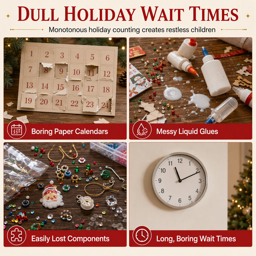 DIY-juldekoration Adventskalender 2026 – 24 dagar
