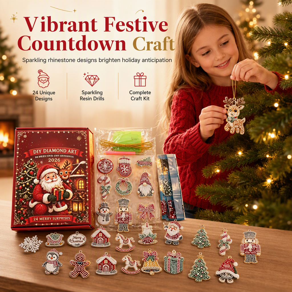 DIY-juldekoration Adventskalender 2026 – 24 dagar